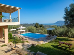 4 Bedroom Sea View Villa with Pool in Katouna, Lefkada, Ionian Islands, Greece